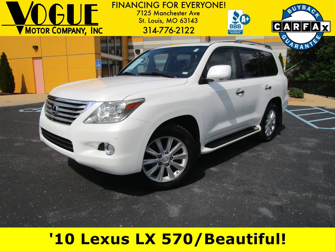 2010 Lexus LX LX 570 — SUV — 143,566 mi — St. Louis, MO