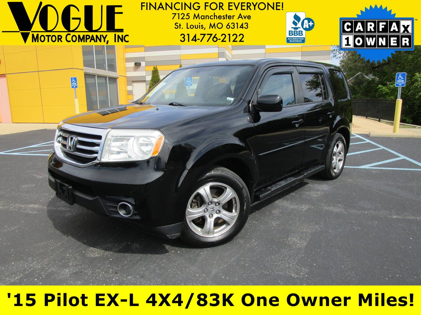 2015 Honda Pilot EX-L — SUV — 82,339 mi — St. Louis, MO