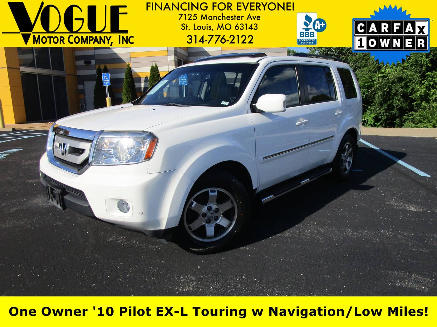 2010 Honda Pilot Touring — SUV — 116,030 mi — St. Louis, MO