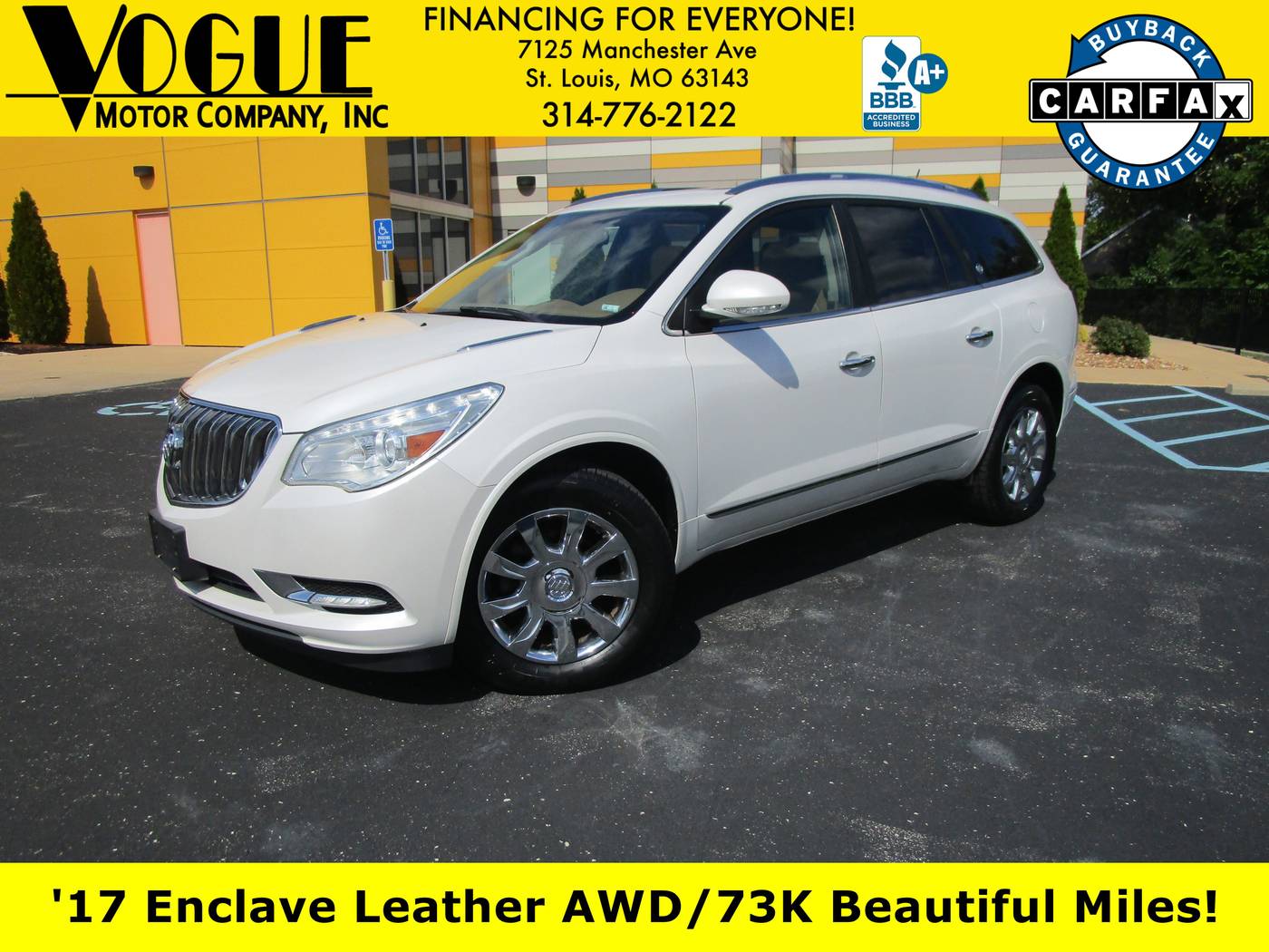 2017 Buick Enclave Leather — SUV — 73,272 mi — St. Louis, MO
