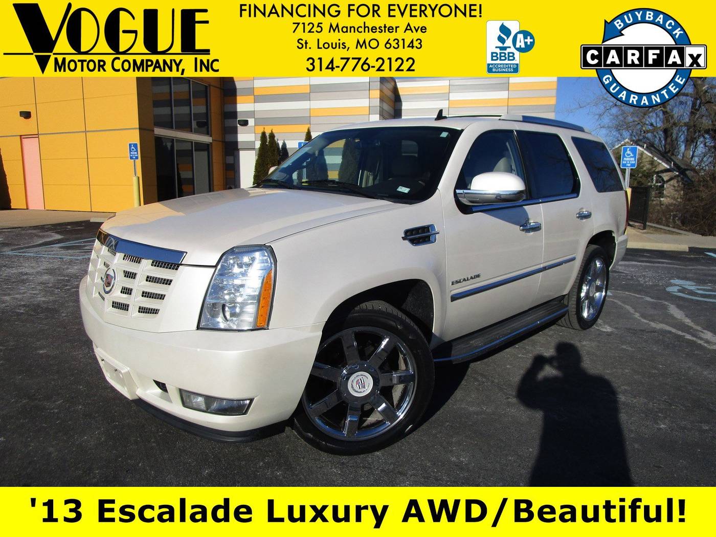 2013 Cadillac Escalade Luxury — SUV — 120,331 mi — St. Louis, MO