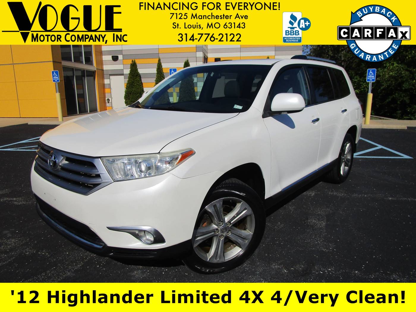 2012 Toyota Highlander Limited — SUV — 147,627 mi — St. Louis, MO