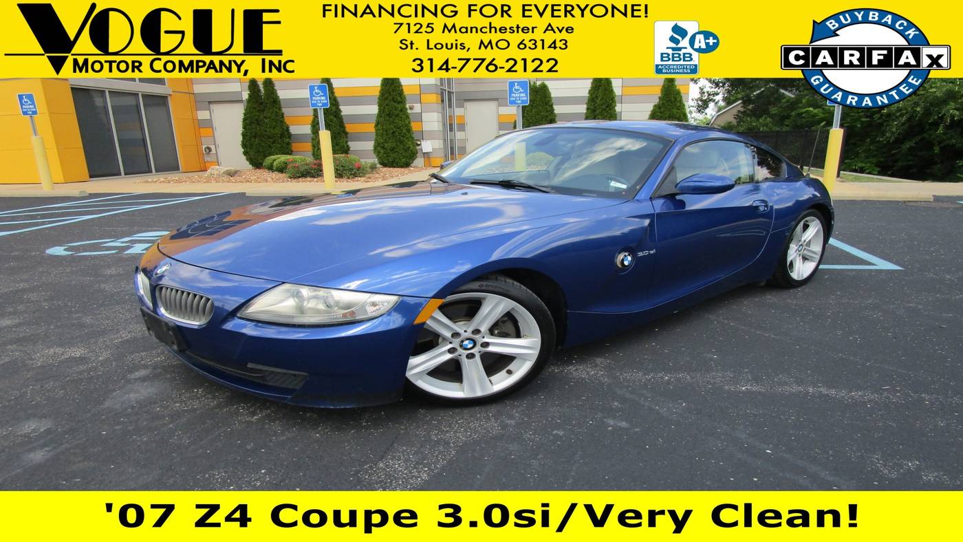 2007 BMW Z4 3.0si — Coupe — 102,091 mi — St. Louis, MO
