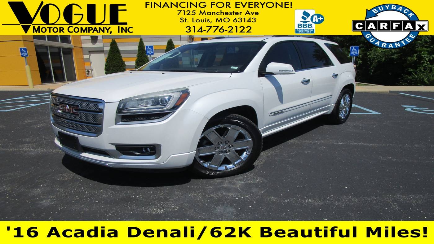 2016 GMC Acadia Denali — SUV — 62,249 mi — St. Louis, MO