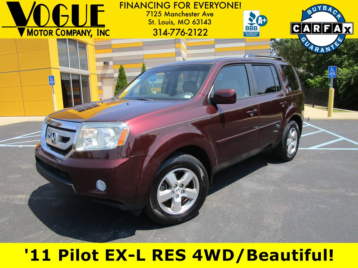 2011 Honda Pilot EX-L — SUV — 104,902 mi — St. Louis, MO