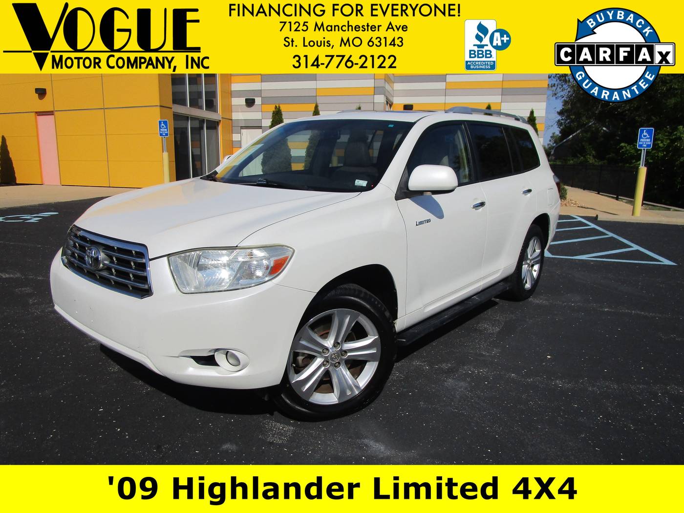 2009 Toyota Highlander Limited — SUV — 125,890 mi — St. Louis, MO