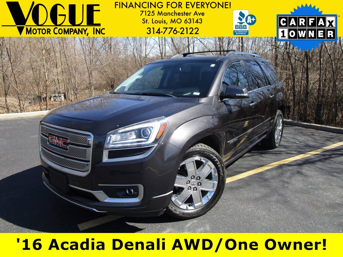 2016 GMC Acadia Denali — SUV — 116,188 mi — St. Louis, MO