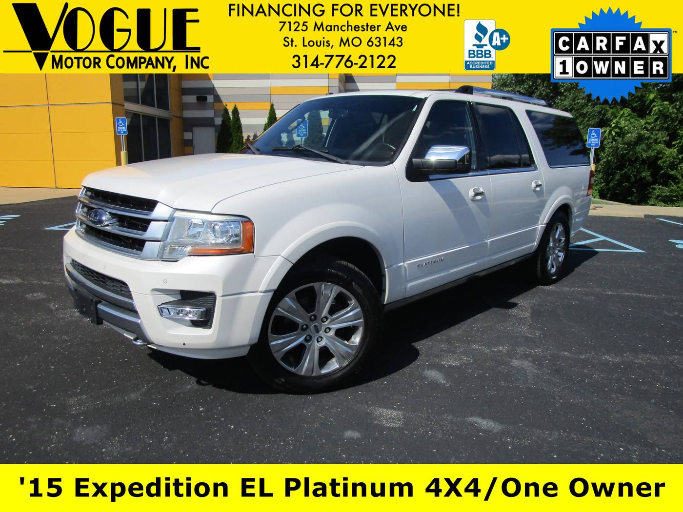 2015 Ford Expedition Platinum — SUV — 121,379 mi — St. Louis, MO
