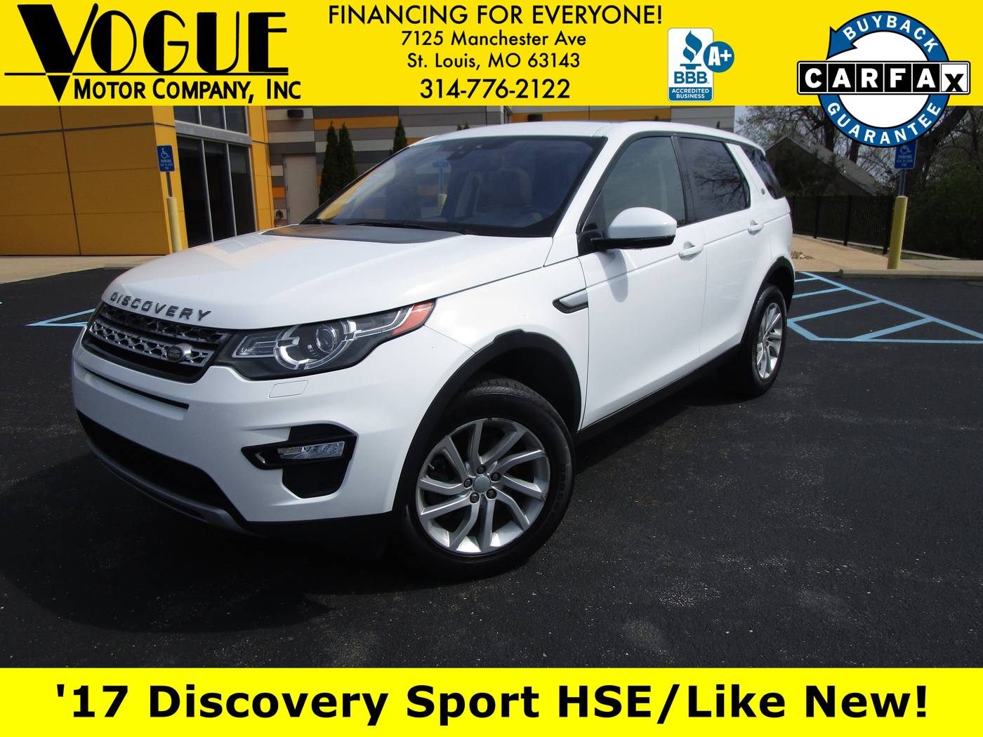 2016 Land Rover Discovery Sport HSE — SUV — 89,652 mi — St. Louis, MO
