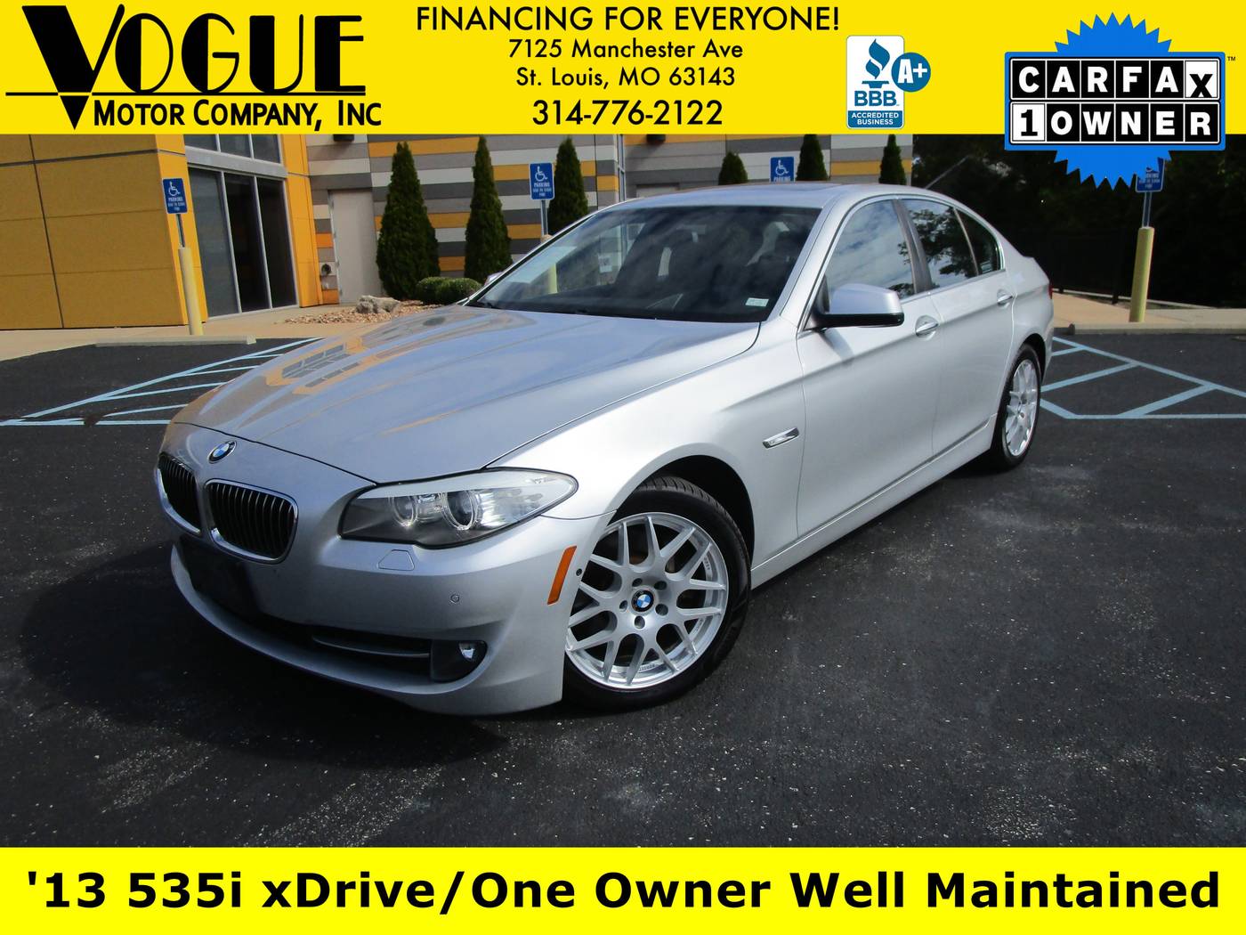 2013 BMW 5 Series 535i — Sedan — 92,581 mi — St. Louis, MO