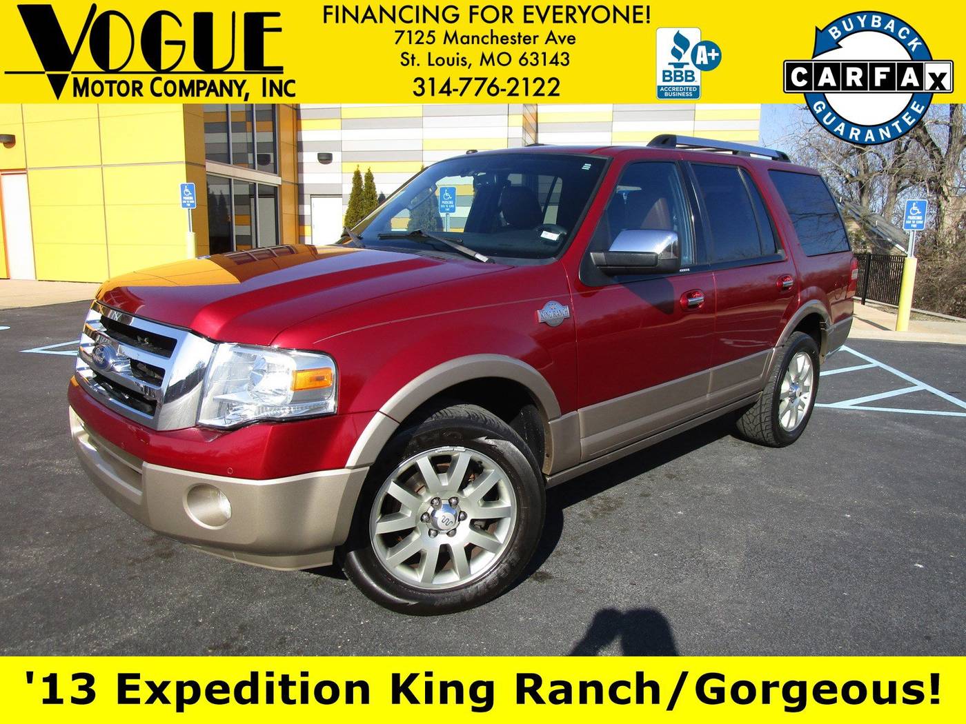 2013 Ford Expedition King Ranch — SUV — 94,863 mi — St. Louis, MO