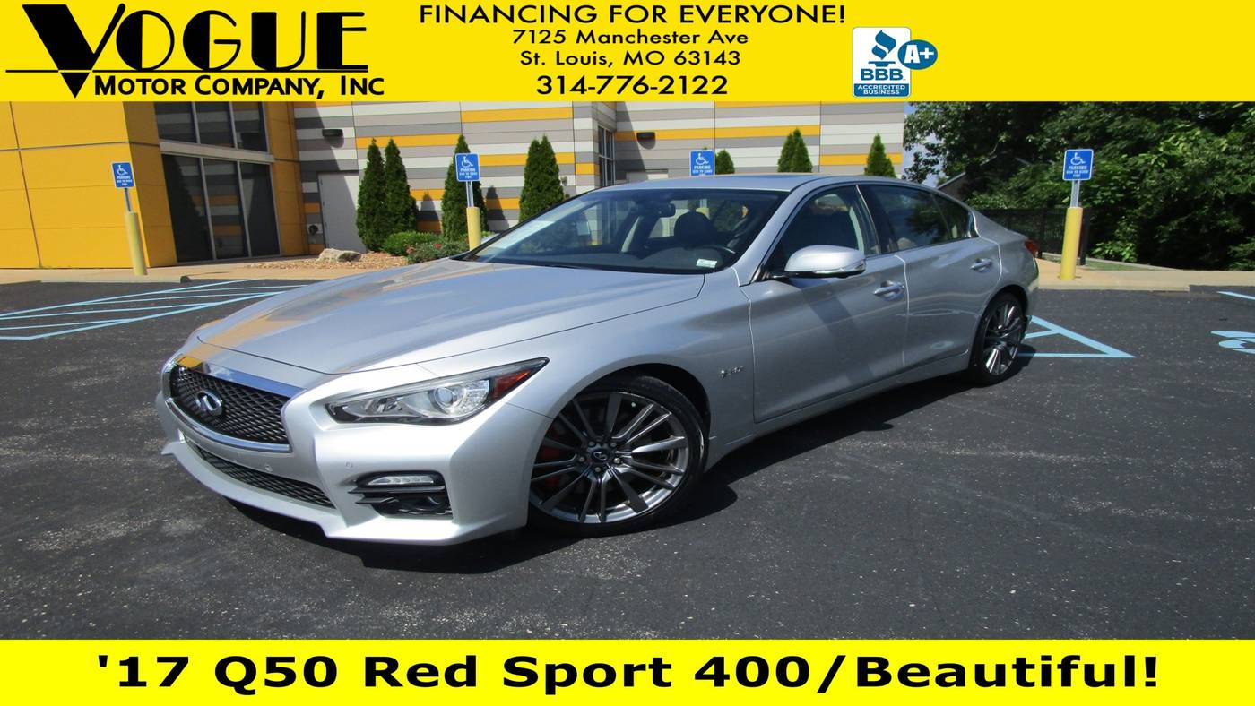 2017 INFINITI Q50 RED SPORT 400 — Sedan — 92,107 mi — St. Louis, MO