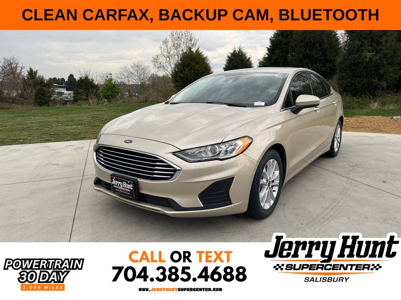 2019 Ford Fusion SE — Sedan — 50,448 mi — Salisbury, NC