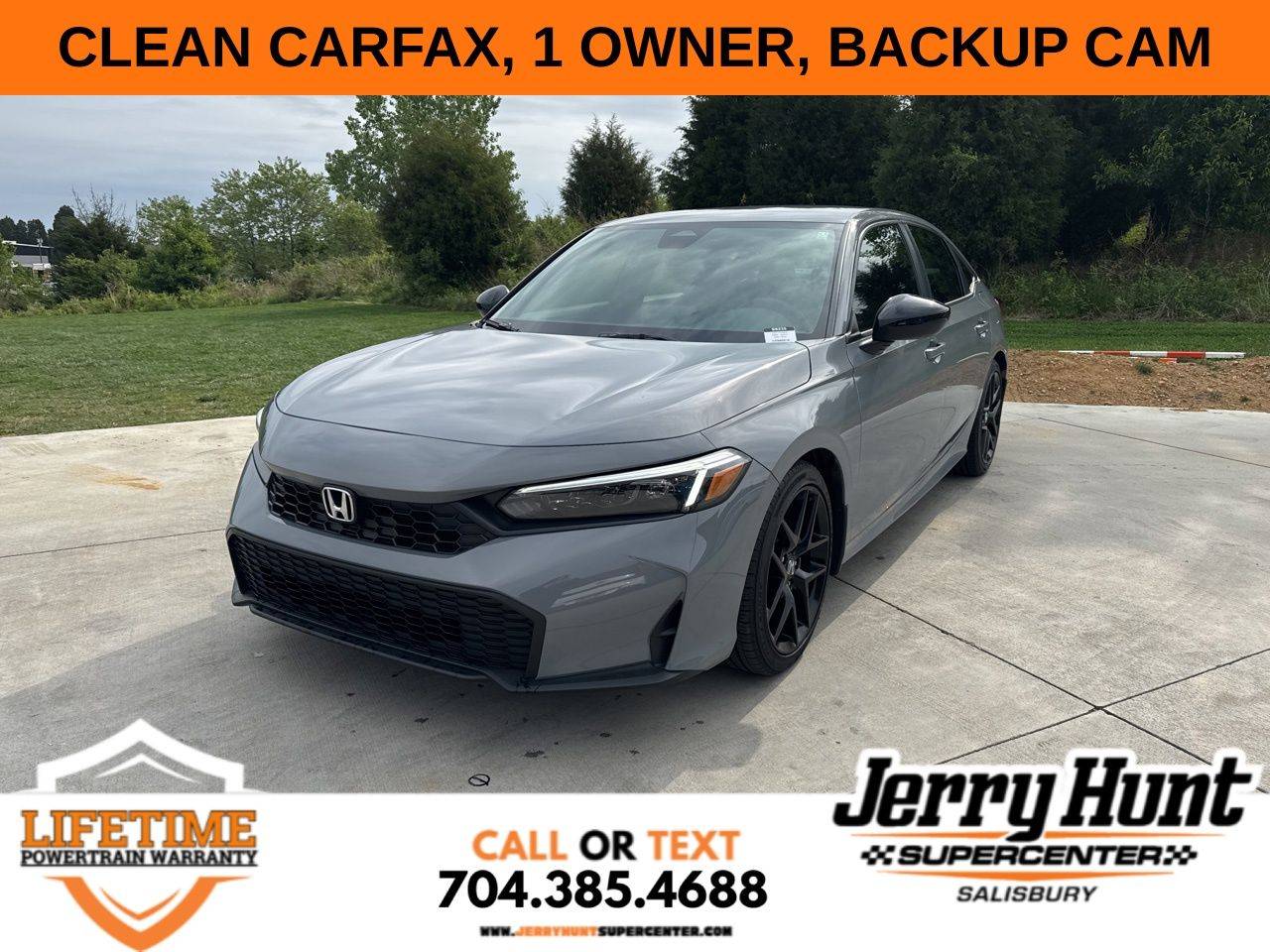 2025 Honda Civic Sport — Sedan — 8,592 mi — Salisbury, NC