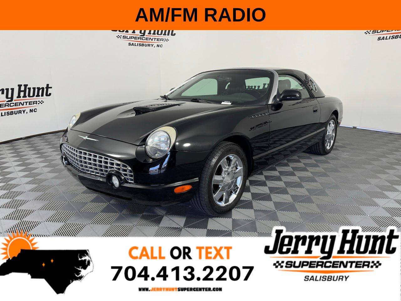 2002 Ford Thunderbird Deluxe — Convertible — 97,110 mi — Salisbury, NC
