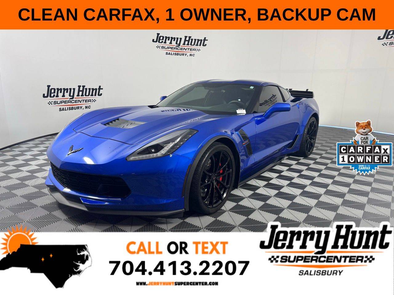 2019 Chevrolet Corvette Grand Sport 1LT — Coupe — 7,927 mi — Salisbury, NC