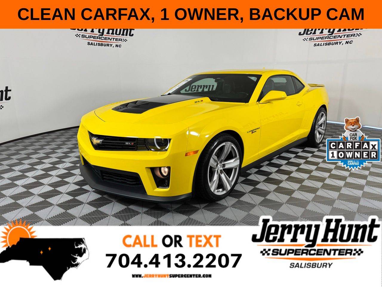 2013 Chevrolet Camaro ZL1 — Coupe — 2,707 mi — Salisbury, NC