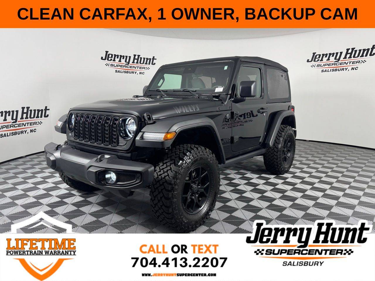 2025 Jeep Wrangler Willys — SUV — 2,413 mi — Salisbury, NC