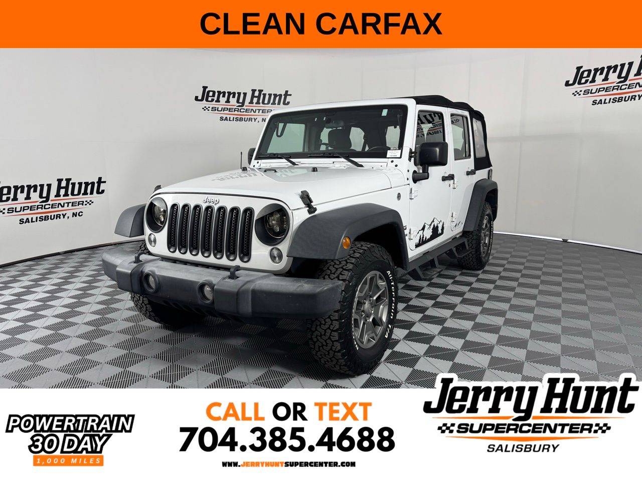 2017 Jeep Wrangler Sport — SUV — 58,602 mi — Salisbury, NC