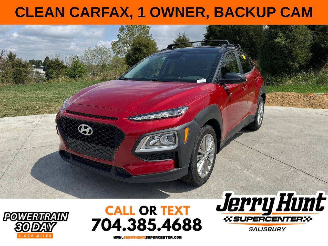 2020 Hyundai Kona SEL — SUV — 75,429 mi — Salisbury, NC