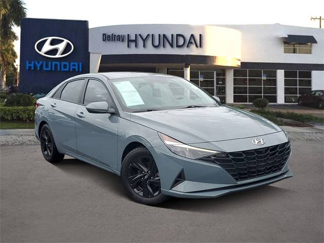 2023 Hyundai Elantra Hybrid Blue — Sedan — 72,097 mi — Delray Beach, FL