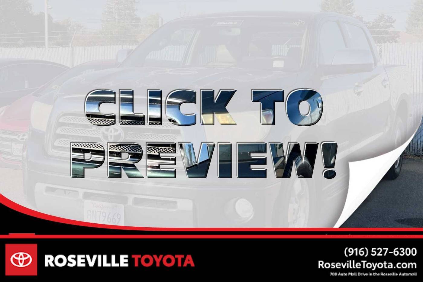 2008 Toyota Tundra Limited — Pickup Truck — 128,486 mi — Roseville, CA