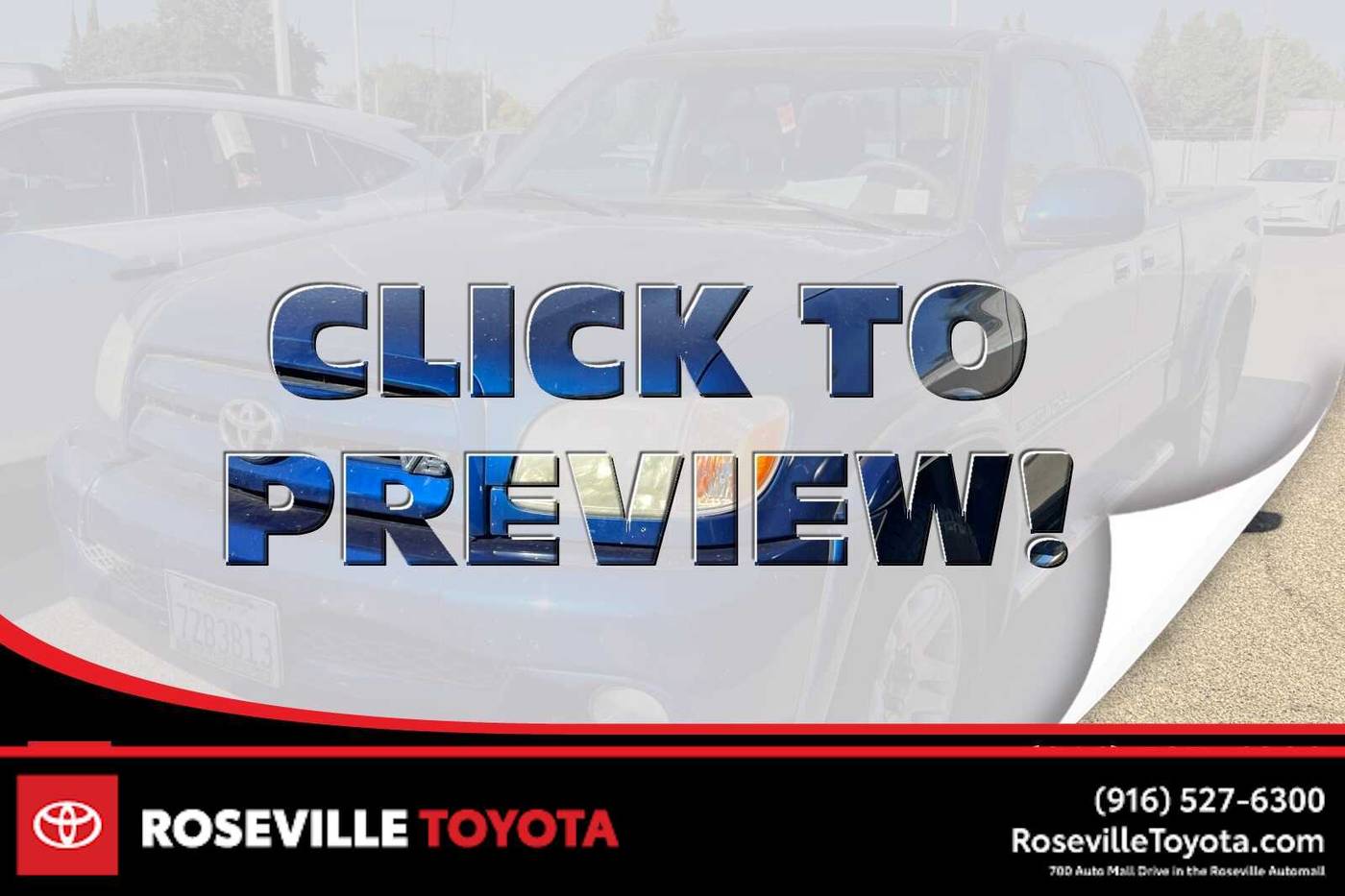 2005 Toyota Tundra Limited — Pickup Truck — 129,741 mi — Roseville, CA