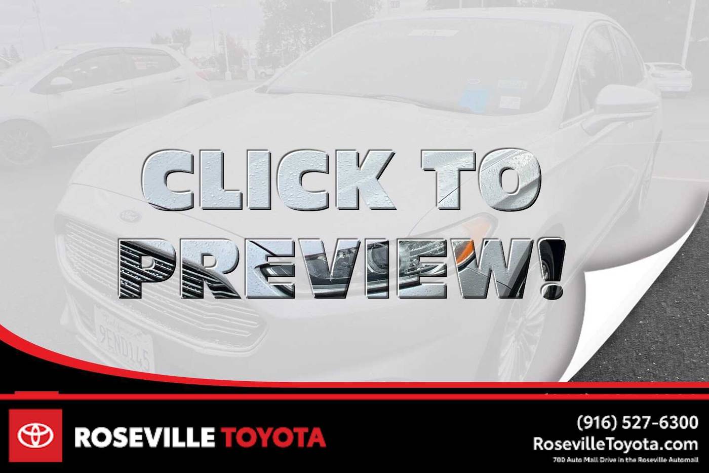 2016 Ford Fusion Titanium — Sedan — 159,658 mi — Roseville, CA
