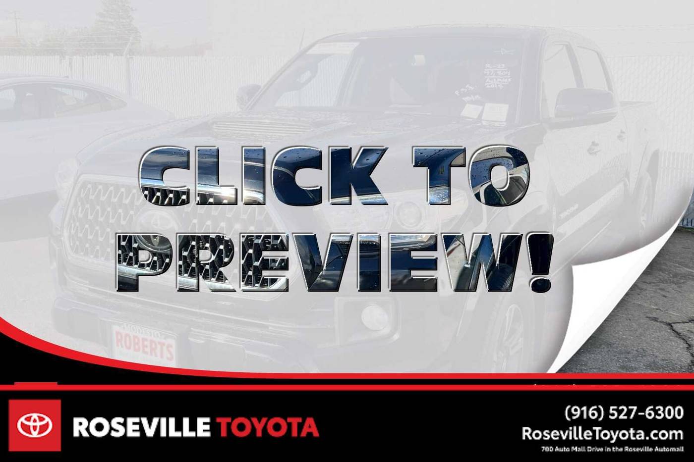 2018 Toyota Tacoma TRD Sport — Pickup Truck — 97,808 mi — Roseville, CA