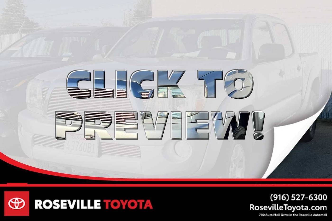 2007 Toyota Tacoma PreRunner — Pickup Truck — 209,938 mi — Roseville, CA