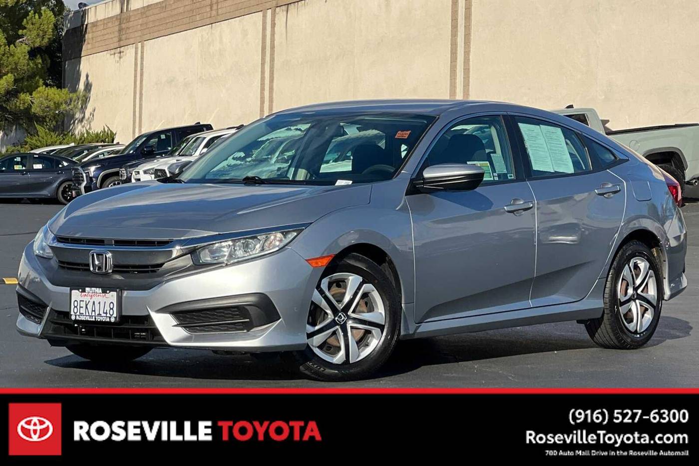 2018 Honda Civic LX — Sedan — 69,933 mi — Roseville, CA