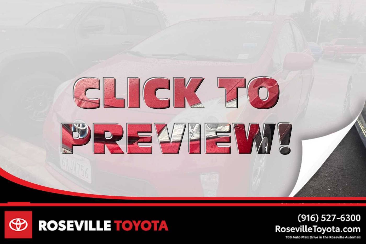 2012 Toyota Prius Four — Sedan — 121,570 mi — Roseville, CA