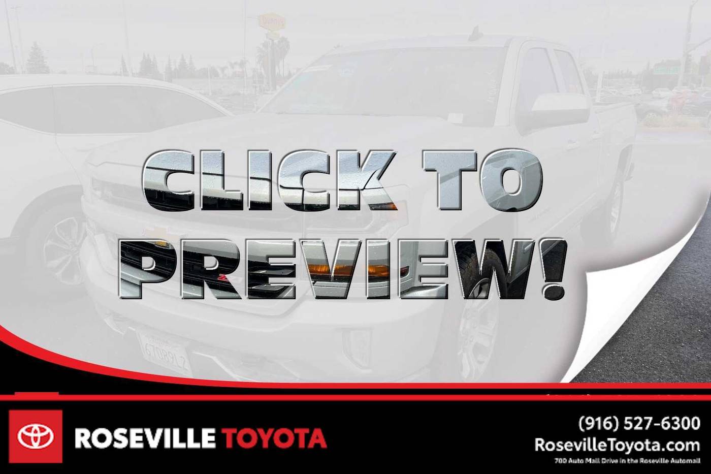 2018 Chevrolet Silverado 1500 LT — Pickup Truck — 87,869 mi — Roseville, CA