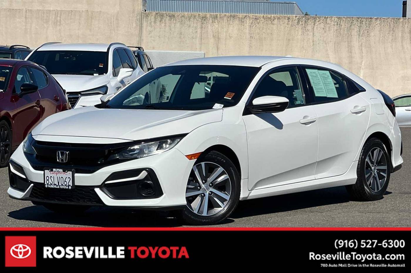 2020 Honda Civic LX — Hatchback — 66,837 mi — Roseville, CA