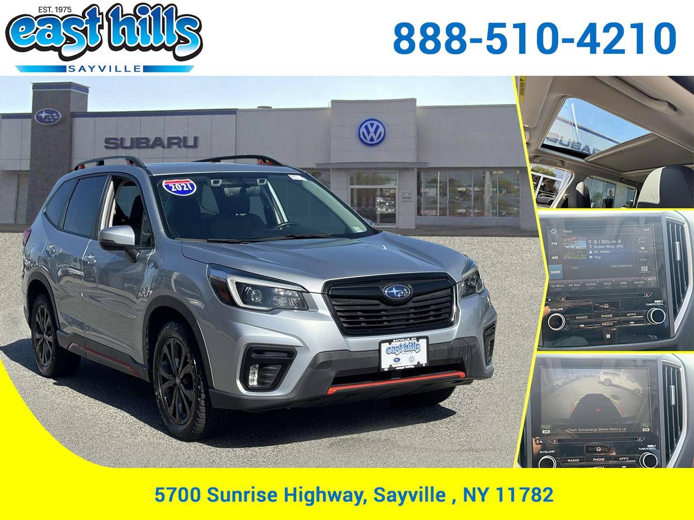 2021 Subaru Forester 2.5i Sport — SUV — 59,445 mi — Sayville, NY