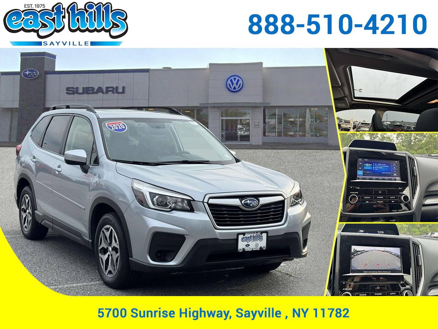 2020 Subaru Forester 2.5i Premium — SUV — 55,149 mi — Sayville, NY