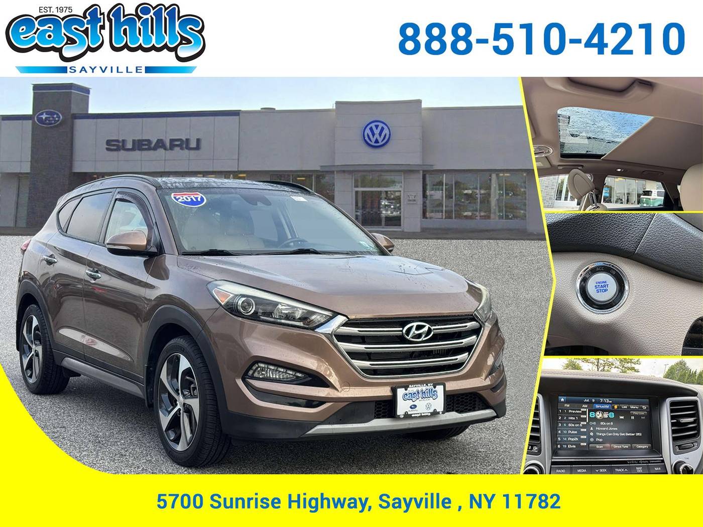 2017 Hyundai Tucson Limited — SUV — 46,025 mi — Sayville, NY