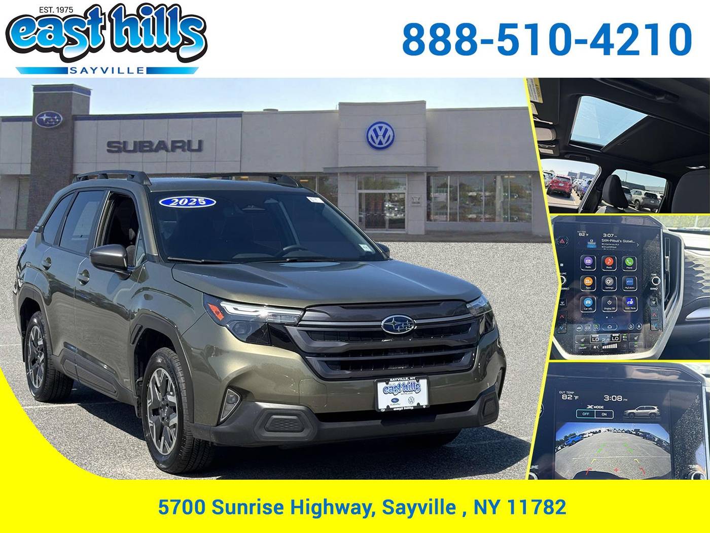 2025 Subaru Forester Premium — SUV — 8,111 mi — Sayville, NY
