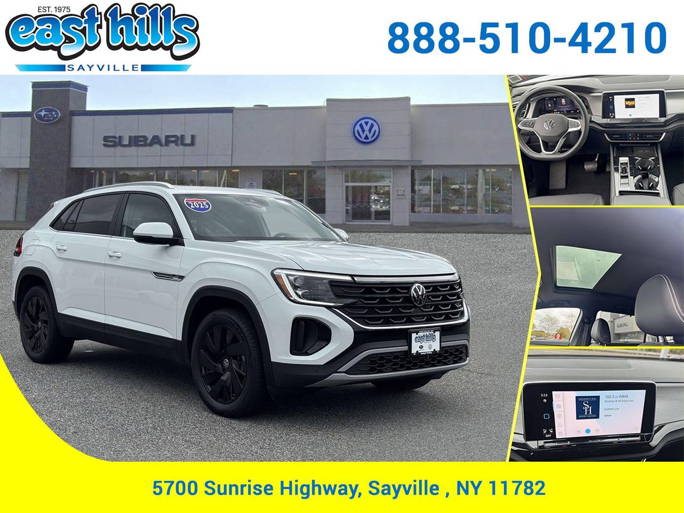 2025 Volkswagen Atlas Cross Sport SE with Technology — SUV — 4,221 mi — Sayville, NY