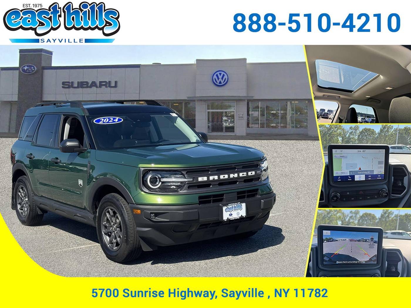 2024 Ford Bronco Sport Big Bend — SUV — 17,223 mi — Sayville, NY