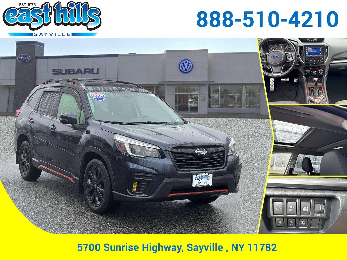 2021 Subaru Forester 2.5i Sport — SUV — 42,603 mi — Sayville, NY