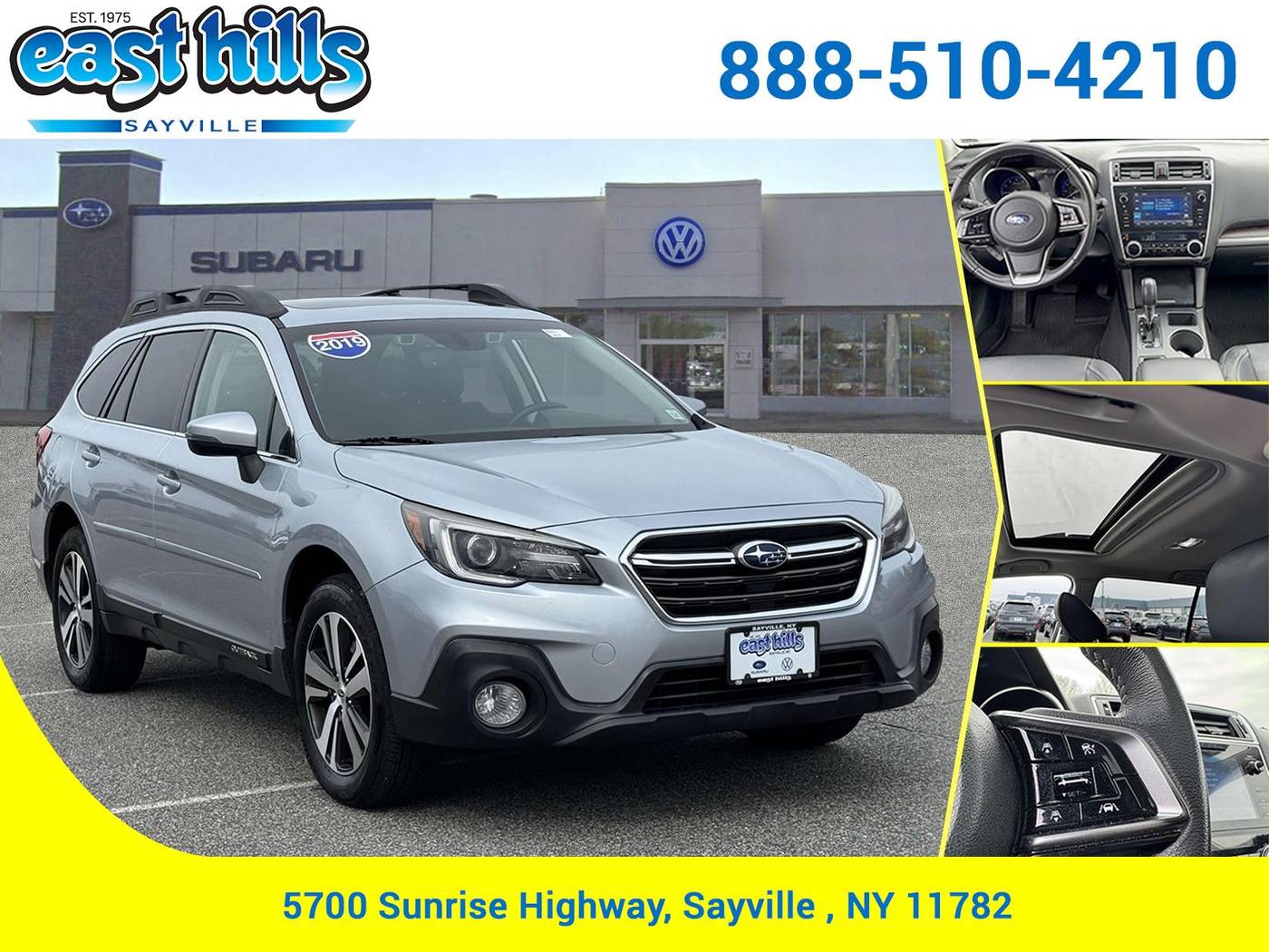 2019 Subaru Outback 2.5i Limited — SUV — 63,373 mi — Sayville, NY