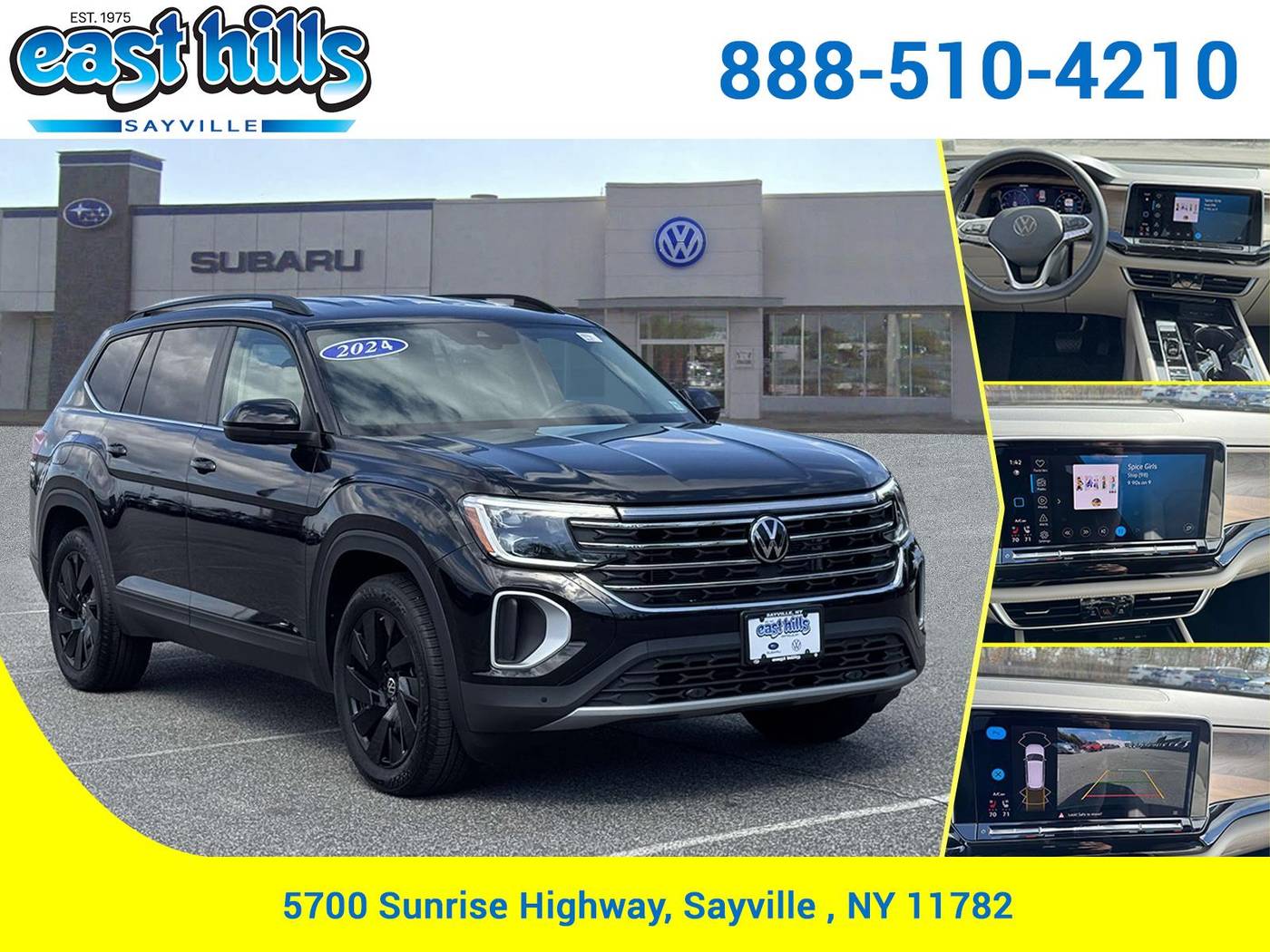 2024 Volkswagen Atlas SE with Technology — SUV — 3,377 mi — Sayville, NY