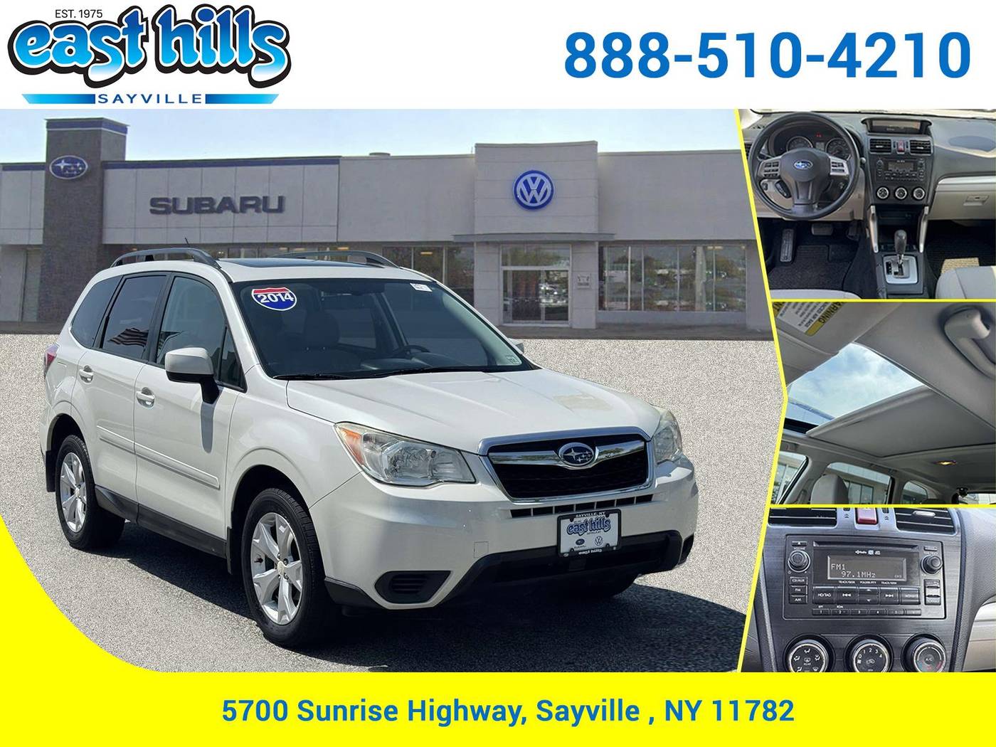 2014 Subaru Forester 2.5i Premium — SUV — 69,514 mi — Sayville, NY