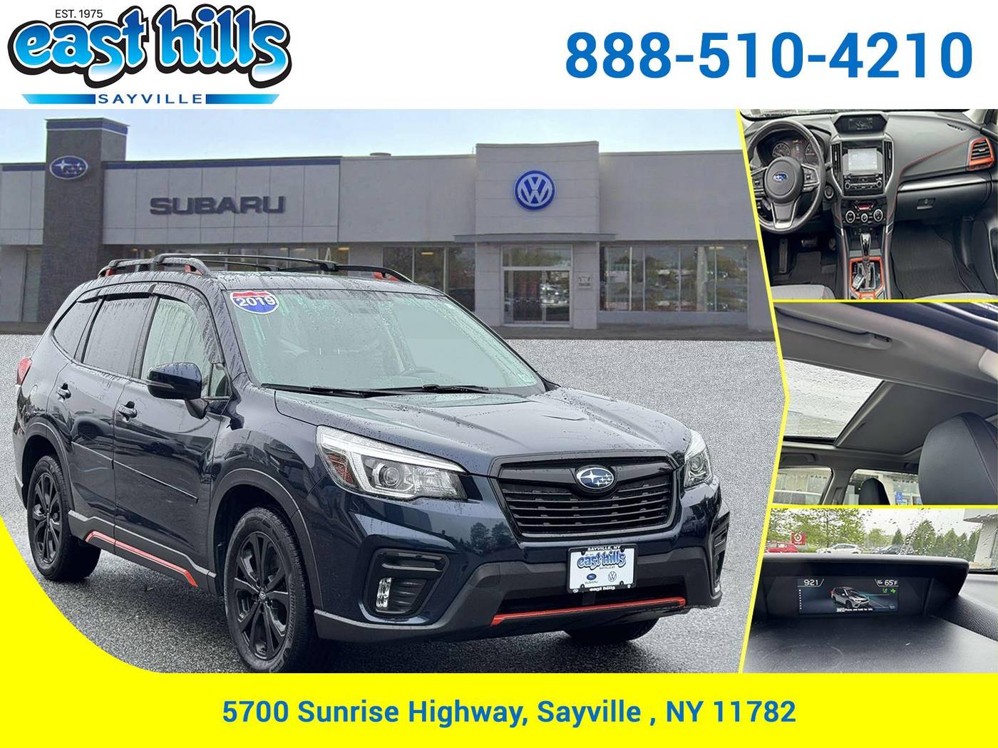 2019 Subaru Forester 2.5i Sport — SUV — 73,766 mi — Sayville, NY