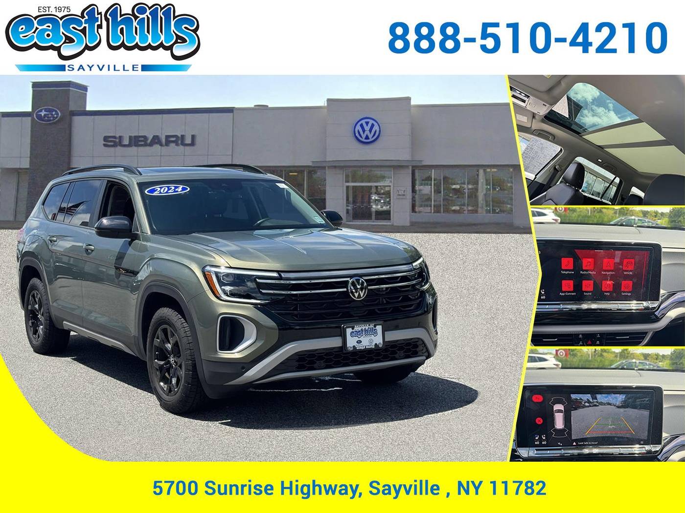 2024 Volkswagen Atlas Peak Edition SE with Technology — SUV — 10,050 mi — Sayville, NY