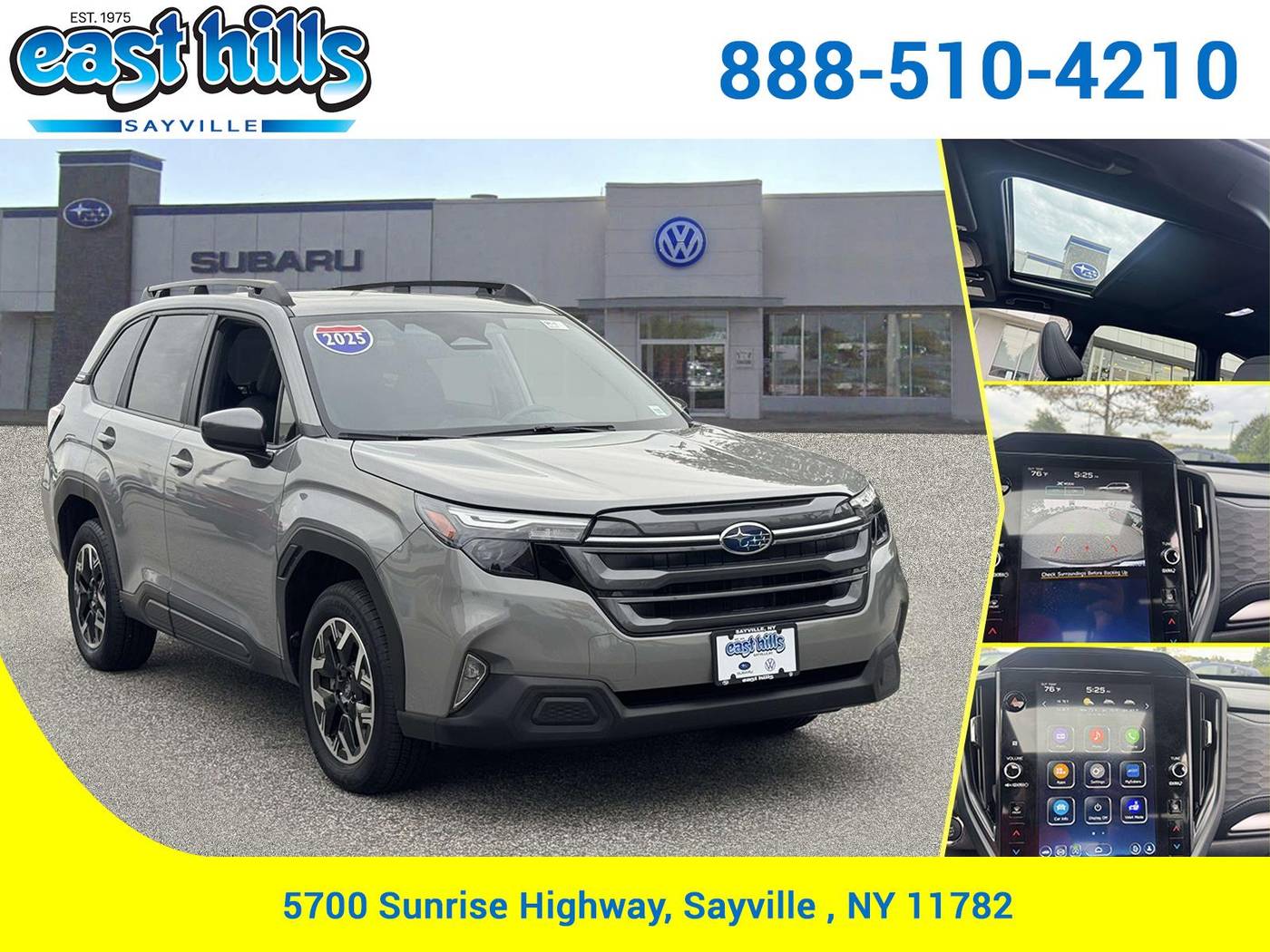 2025 Subaru Forester Premium — SUV — 5,435 mi — Sayville, NY