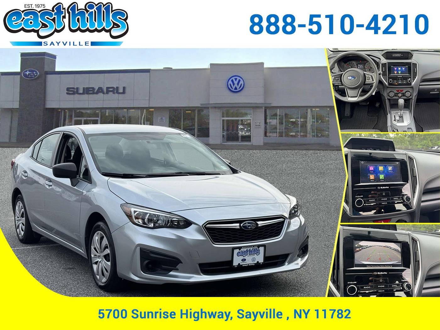 2017 Subaru Impreza 2.0i — Sedan — 56,449 mi — Sayville, NY