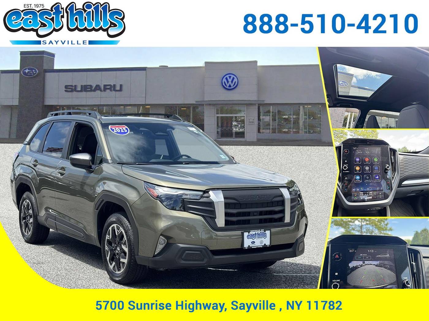 2025 Subaru Forester Premium — SUV — 6,550 mi — Sayville, NY