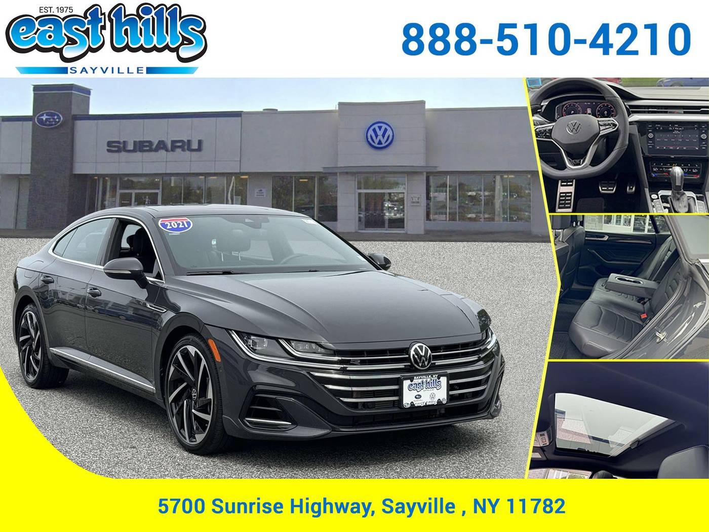 2021 Volkswagen Arteon SEL Premium R-Line — Hatchback — 16,773 mi — Sayville, NY